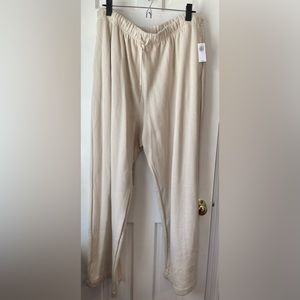 Cream Sweatpants